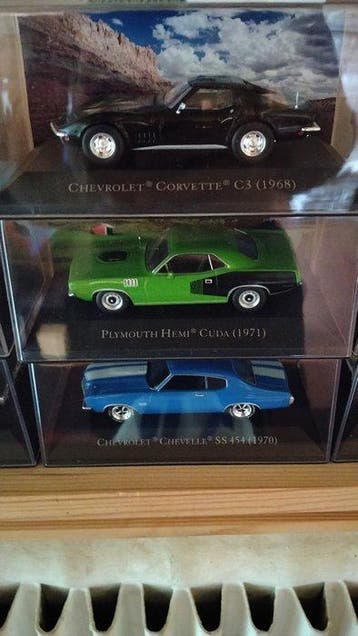 Altaya 1:43 - Modelbouwdoos (6) - Chevrolet Corvette C3,, Nieuw