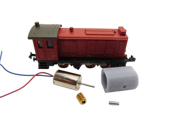 micromotor ND001G motor ombouwset voor Dingler V 36 Post, Hobby en Vrije tijd, Modeltreinen | N-Spoor, Gelijkstroom, Overige typen