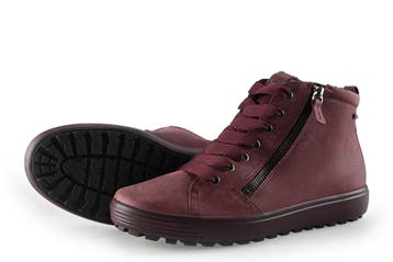 Ecco Veterboots in maat 38 Rood, Kleding | Dames, Ecco, Verzenden, Overige typen, Zo goed als nieuw
