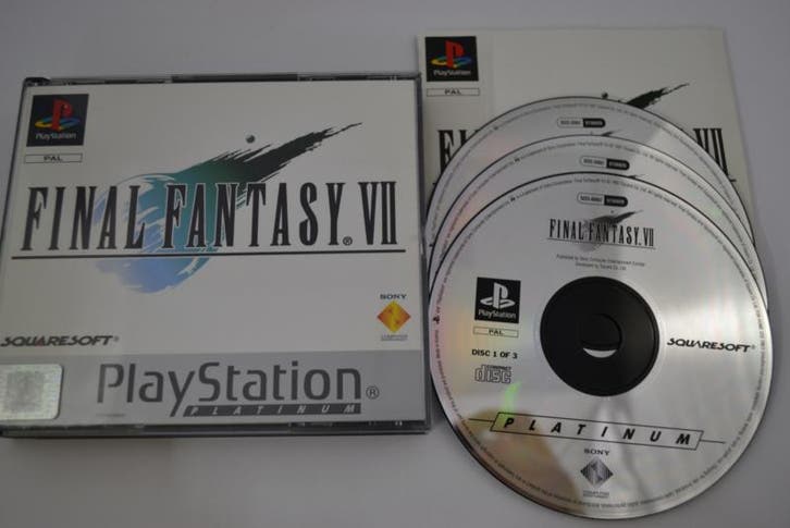 Final Fantasy VII - Platinum (PS1 PAL), Games en Spelcomputers, Games | Sony PlayStation 1
