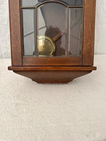 Klok - Art Deco Hout, Glas - 1910-1920
