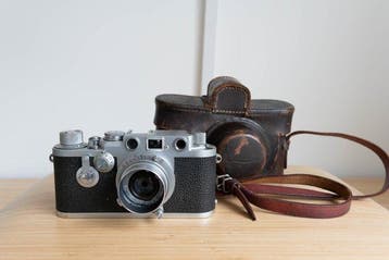 Leica IIIc + 5cm/9cm/13,5cm - #810368 Analoge camera