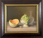 Gerald Norden. (1912-2000) - Melon, Grapes and Carafe, Antiek en Kunst