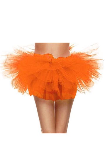 Korte Tutu Oranje Koningsdag Tule Rokje XS S M  Petticoat Ro, Ophalen of Verzenden