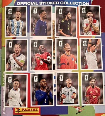 2026 Panini World Cup Stickers Lionel Messi, Kylian Mbappé,, Nieuw