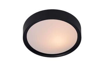Lucide LEX - Plafonnière Ø 25 cm 1xE27 Zwart, Huis en Inrichting, Verzenden, Nieuw, Kunststof