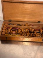 Antico set di Croquet da salotto completo con scatola