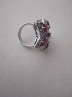 Sans prix de réserve - Bague Argent - 6 rubis, Nieuw