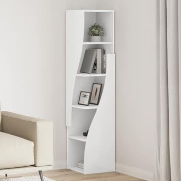 vidaXL Hoekkast 32x32x140cm Bewerkt hout, Huis en Inrichting, Kasten | Overige, Verzenden, Nieuw