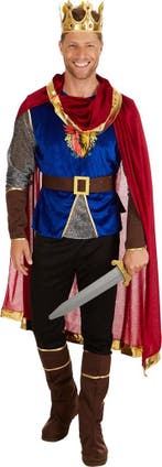 2dekans | dressforfun - Herenkostuum koning m -, Ophalen of Verzenden, Nieuw