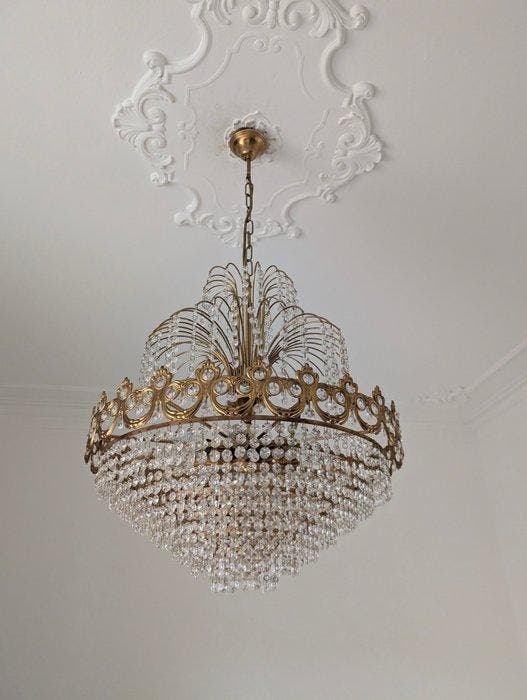 Kroonluchter - Kristal - Swarovski-kristalstijl, Antiquités & Art, Antiquités | Autres Antiquités
