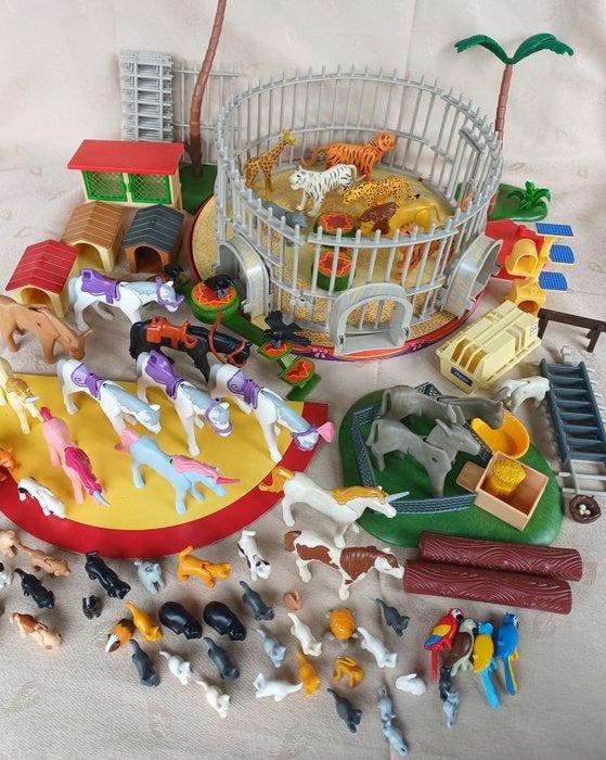 Playmobil - Assorti - Playmobil Zirkus- und Zoo-Tierset -, Antiquités & Art, Antiquités | Autres Antiquités