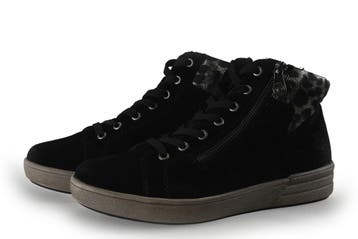 Rieker Hoge sneakers in maat 39 Zwart, Verzenden, Zwart, Zo goed als nieuw, Sneakers