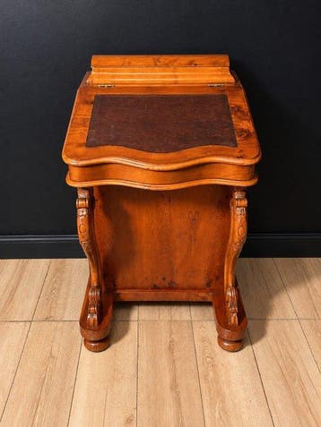 Schrijftafel - Hout, Leder
