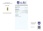 ALGT Certified - Meesterlijke natuurlijke rutil-geaderde