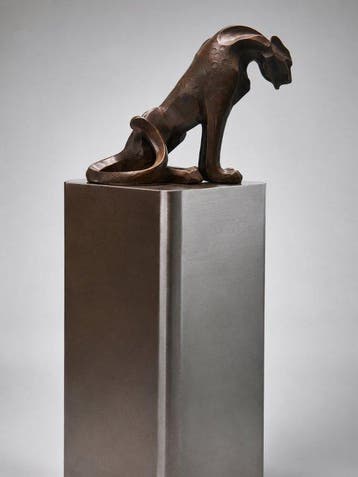 Notari - sculptuur, Statement piece - Imposante panter –