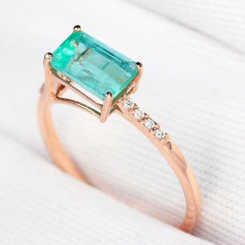Zonder minimumprijs - Ring - 14 karaat Roségoud, 1,48 gram, Nieuw