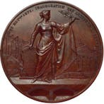 België. Historical Medal 1872 - by Ch. Wiener - Jules, Postzegels en Munten, Munten | Nederland