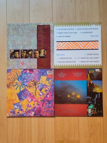 Simple Minds, U2 - 4 x albums - Diverse titels - LP albums