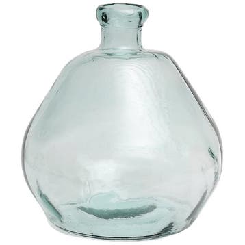 Bazar Bizar Bolai Vaas - Blauw, Huis en Inrichting, Woonaccessoires | Vazen, Verzenden, Zo goed als nieuw, Blauw, Glas