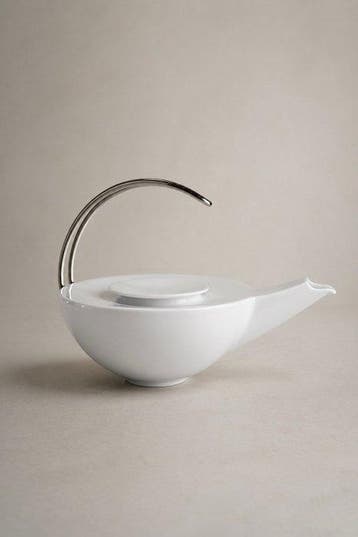 Royal Copenhagen - Theepot - White Plain Serie - Porselein,