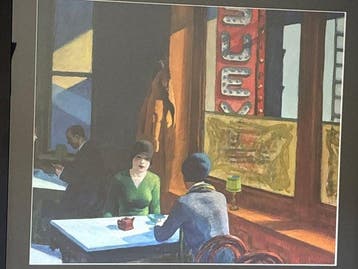 Edward Hopper - Chop Suey (1929), Cadre Inclus [Framed], Antiek en Kunst