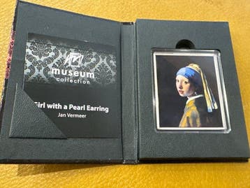 Îles Cook. 1/4 Dollar 2015 Jan Vermeer - Girl with a Pearl