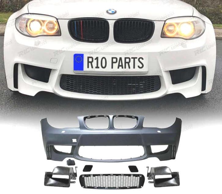 PARE-CHOCS AVANT BMW E81 E87 E82 E88 04-13 LOOK 1M + CONDUIT, Autos : Pièces & Accessoires, Carrosserie & Tôlerie, Envoi