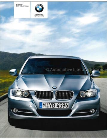 2008 BMW 3 SERIE SEDAN BROCHURE NEDERLANDS