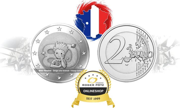 Frankreich 2 Euro 2026 Kleiner Prinz Reverse proof koper-..., Postzegels en Munten, Munten | Europa | Euromunten, België, Verzenden
