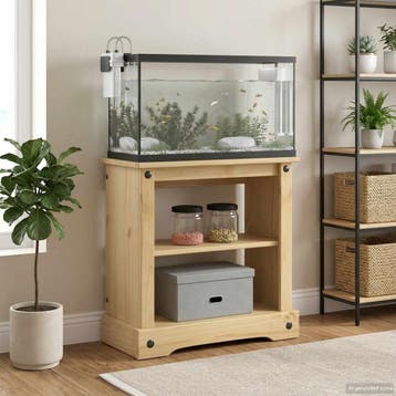 vidaXL Aquarium Stand CORONA Bruin 60,5 x 30 x 60 cm 150 kg, Verzenden