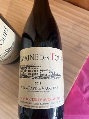 2017 Domaine des Tours - Vaucluse Vin de Pays de Vaucluse -, Collections, Vins