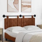 vidaXL Hangend hoofdbord Bruin Antiek PU, Verzenden