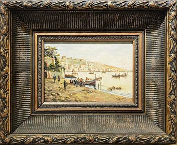 Vincenzo Laricchia (1940 - 2017) - Marina, Antiek en Kunst