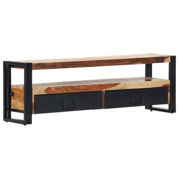 vidaXL Tv-meubel 120x30x40 cm massief acaciahout, Verzenden, Nieuw