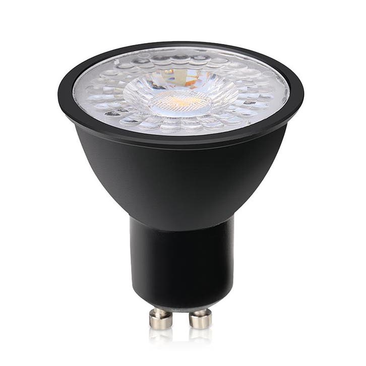 GU10 SPOT 3W Zwart Dimbaar 3000K - 240 Lumen, Huis en Inrichting, Lampen | Spots, Nieuw, Verzenden