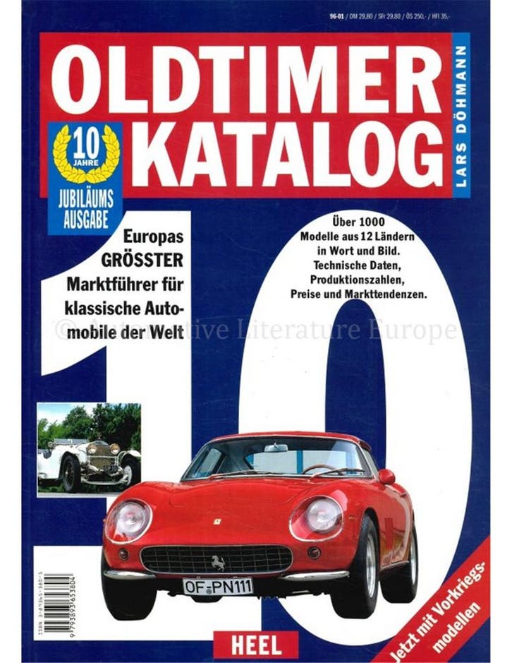1996 OLDTIMER KATALOG 10 DUITS, Boeken, Auto's | Boeken