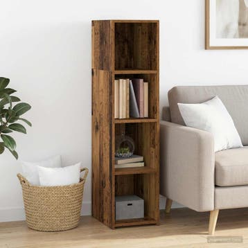 vidaXL Highboard Oud hout 30 x 41 x 124 cm Bewerkt hout, Verzenden