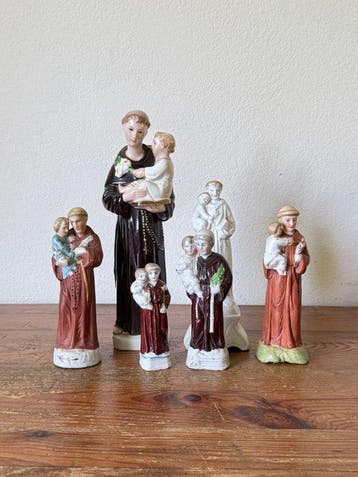 sculptuur, Heilige Antonius van Padua met kindje Christus -