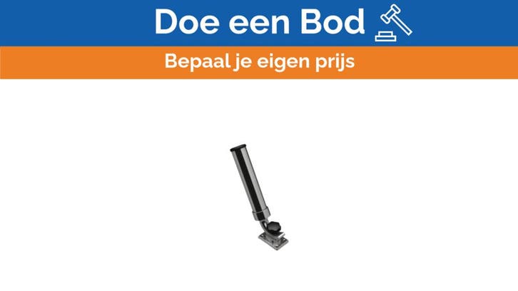Bieden: Nautinox Stainless Steel Adjustable Rod, Watersport en Boten, Navigatiemiddelen en Scheepselektronica, Ophalen of Verzenden