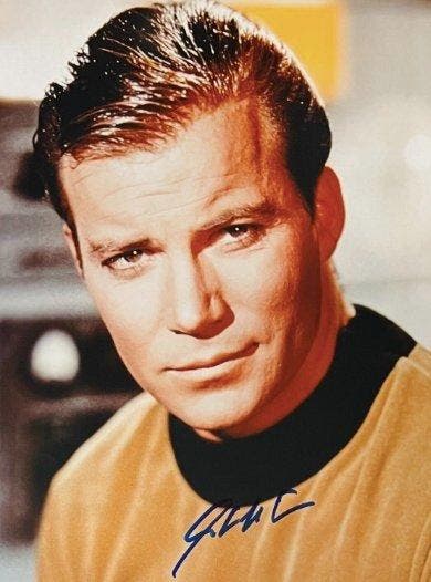 Star Trek - William Shatner - 28x35 cm Photo Signed in, Collections, Cinéma & Télévision