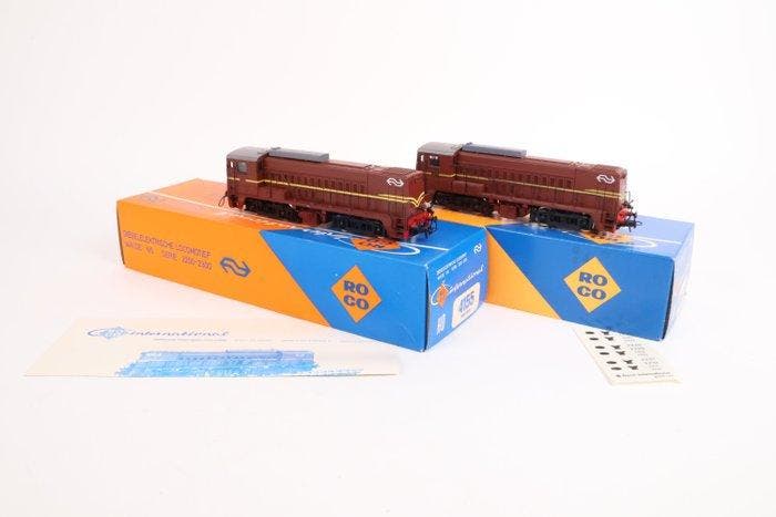 Roco H0 - 4155/4157 - Diesellocomotief (2) - NS 2200, Hobby & Loisirs créatifs, Trains miniatures | HO