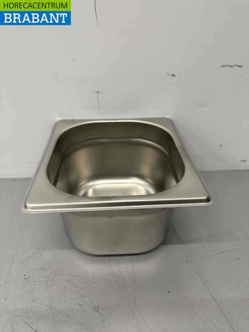 Bac Gastronorm en acier inoxydable Bac GN 1/6 Profondeur 100, Verzenden