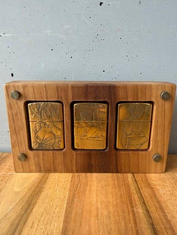 Zippo - Zakaansteker - Messing - (3), Nieuw
