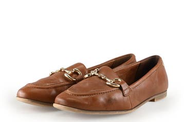Manfield Loafers in maat 38 Cognac, Kleding | Dames, Schoenen, Overige kleuren, Verzenden, Overige typen, Manfield