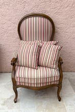 Fauteuil à la reine - Voltaire - Bois