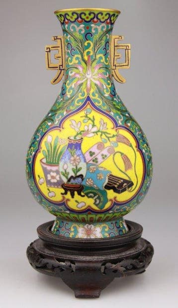 Vase - Cloisonné, Émail - Chine