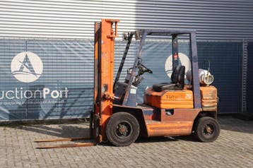 Veiling: Heftruck Toyota 42 5F GF 20 LPG 2500kg 3.0m 1989, Ophalen