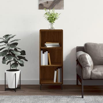 vidaXL Dressoir 34,5x32,5x90 cm bewerkt hout bruin, Huis en Inrichting, Kasten | Dressoirs, Verzenden, Nieuw