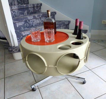 Curver - Table basse - Rotorbar - Acrylique - Top des